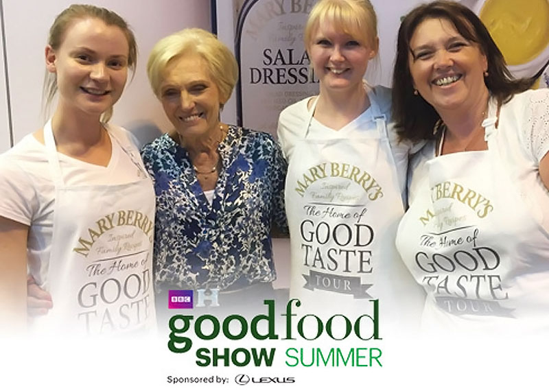 Mary Berry’s Foods BBC Good Food Show Summer Ticket Giveaway